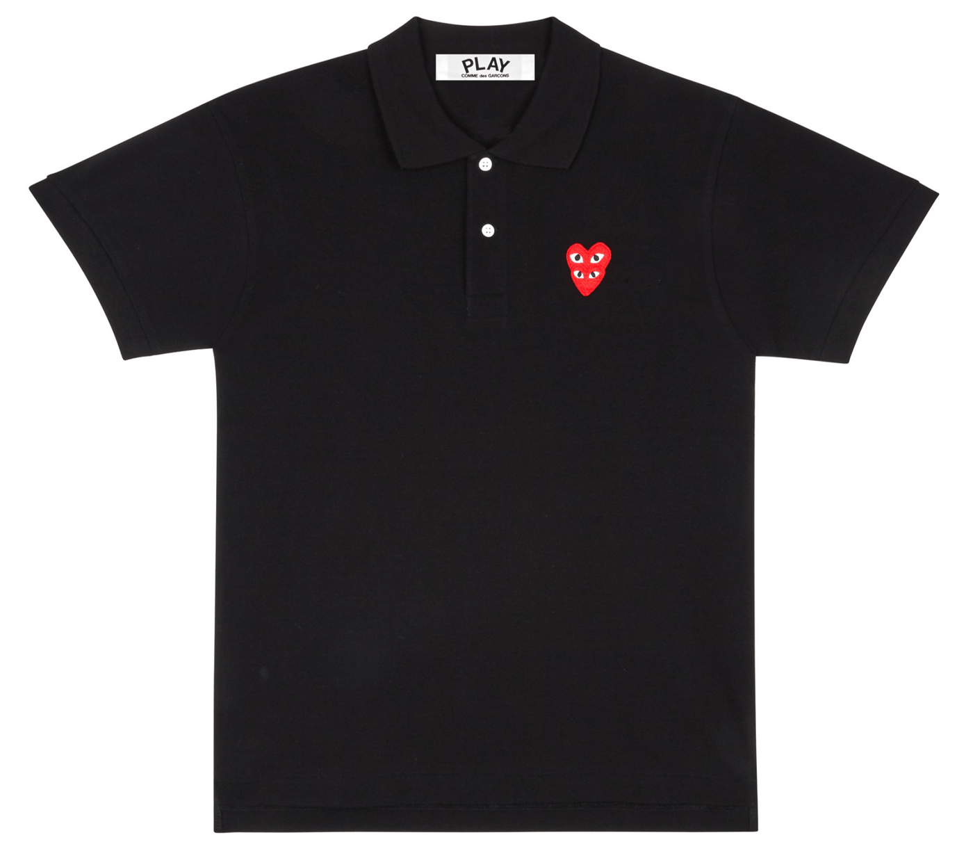 Comme-des-Garcons-Play-Polo-Shirt-with-Double-Eye-Women-Black-1