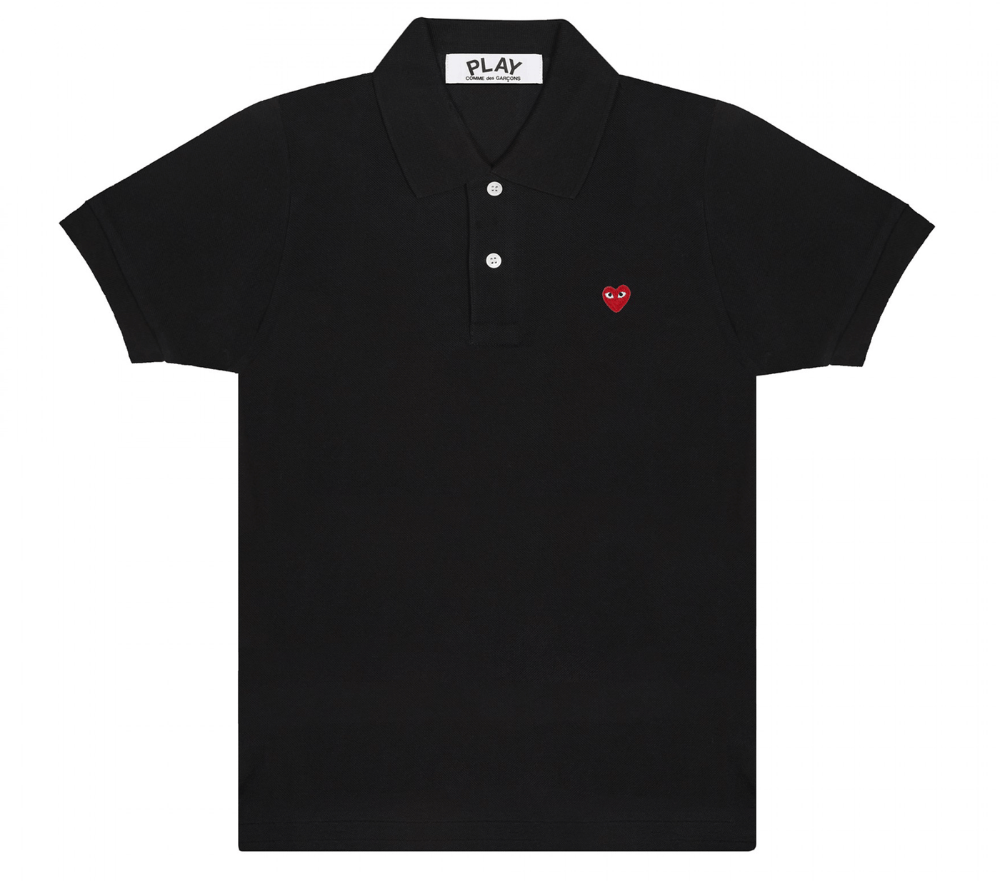 Comme-des-Garcons-Play-Polo-Shirt-with-Little-Red-Emblem-Women-Black-1