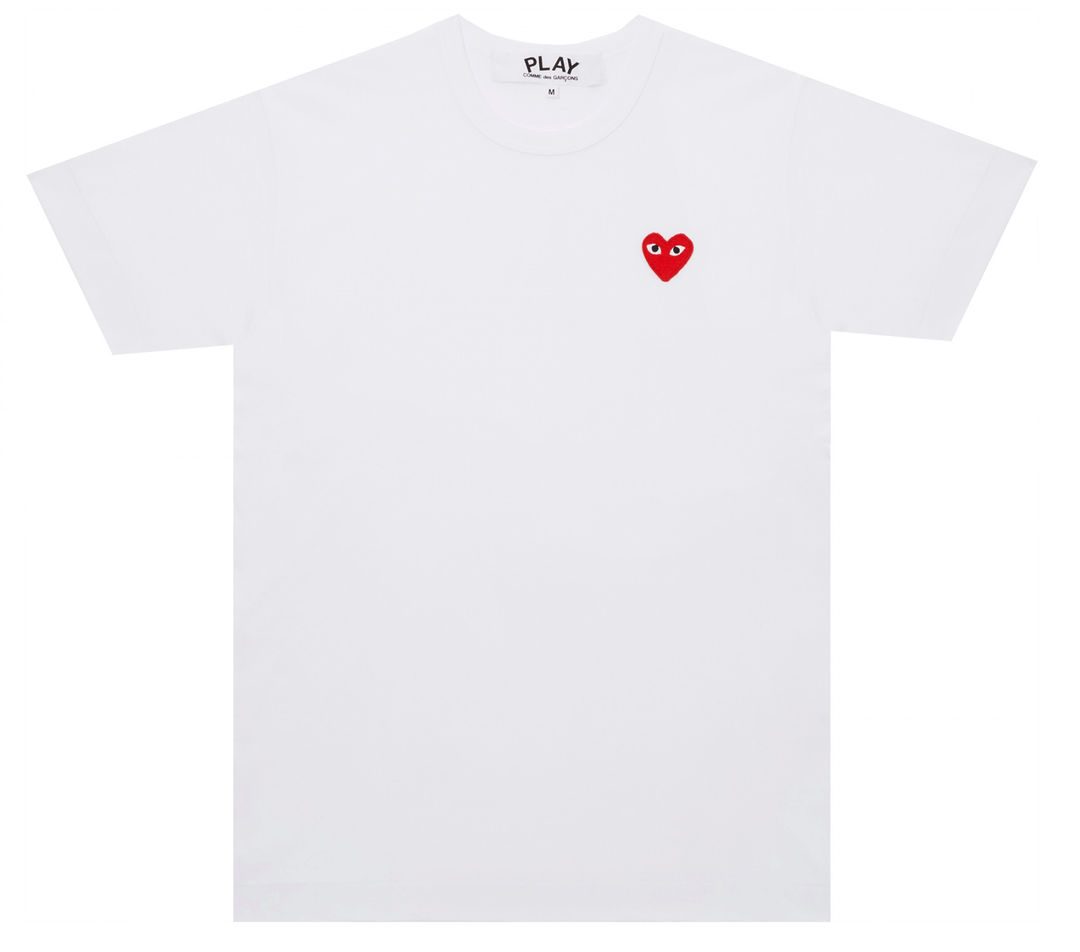 Tee With Red Heart Men White Club21 Thailand