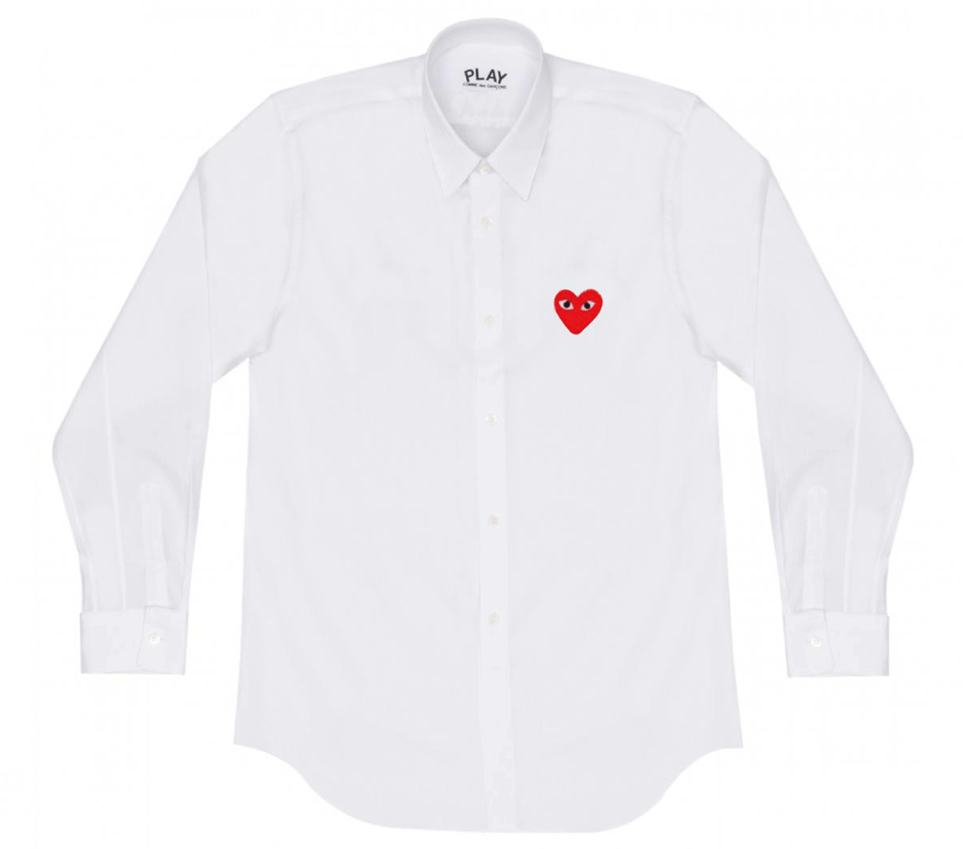 Comme-des-Garcons-Play-Red-Heart-Long-Sleeve-Shirt-Men-White-1