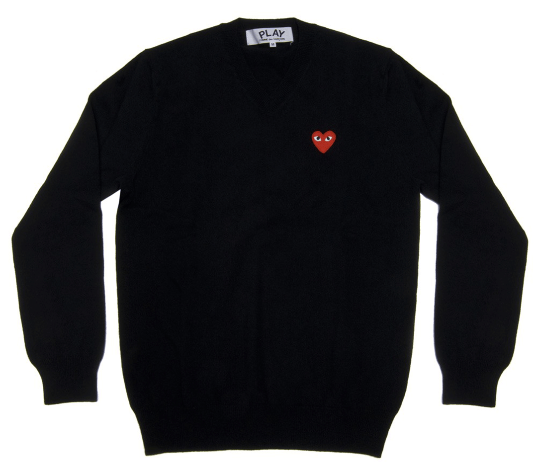 Comme des garcons red sweater best sale