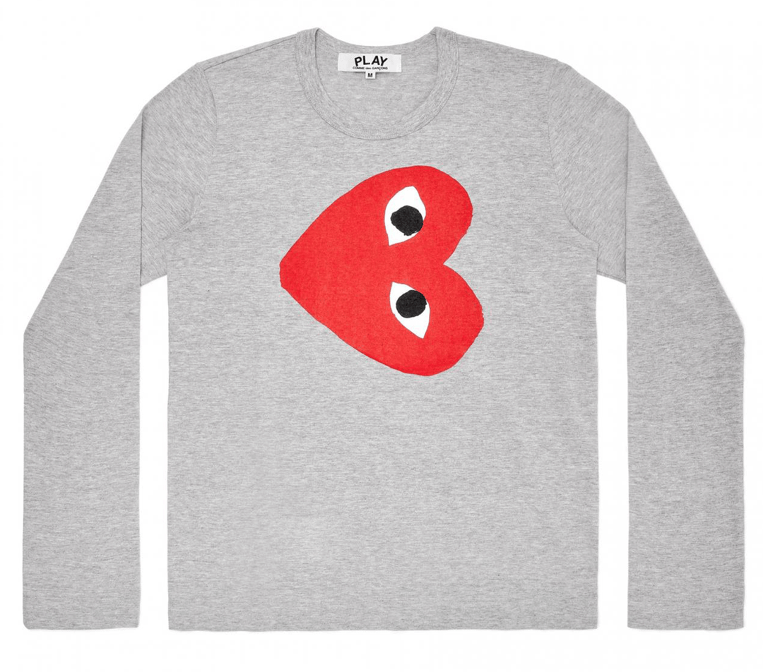 Comme-des-Garcons-Play-Sideways-Heart-Long-Sleeve-T-Shirt-Men-Grey-1