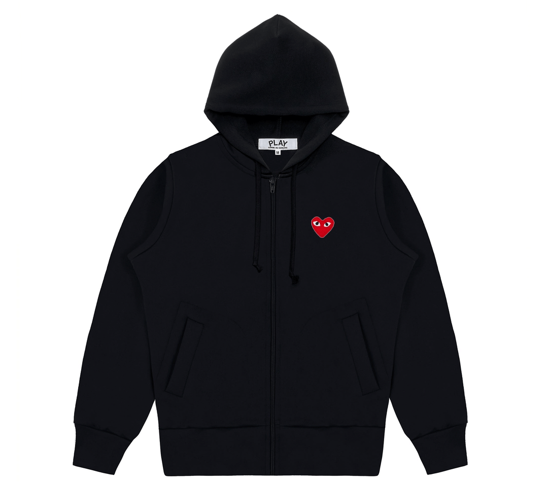 Comme-des-Garcons-Play-Sweatshirt-With-Red-Emblem-Men-Black-1
