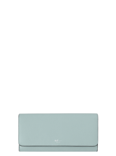 Continental-Wallet-High-Shine-Goat-Print-Turquoise-1