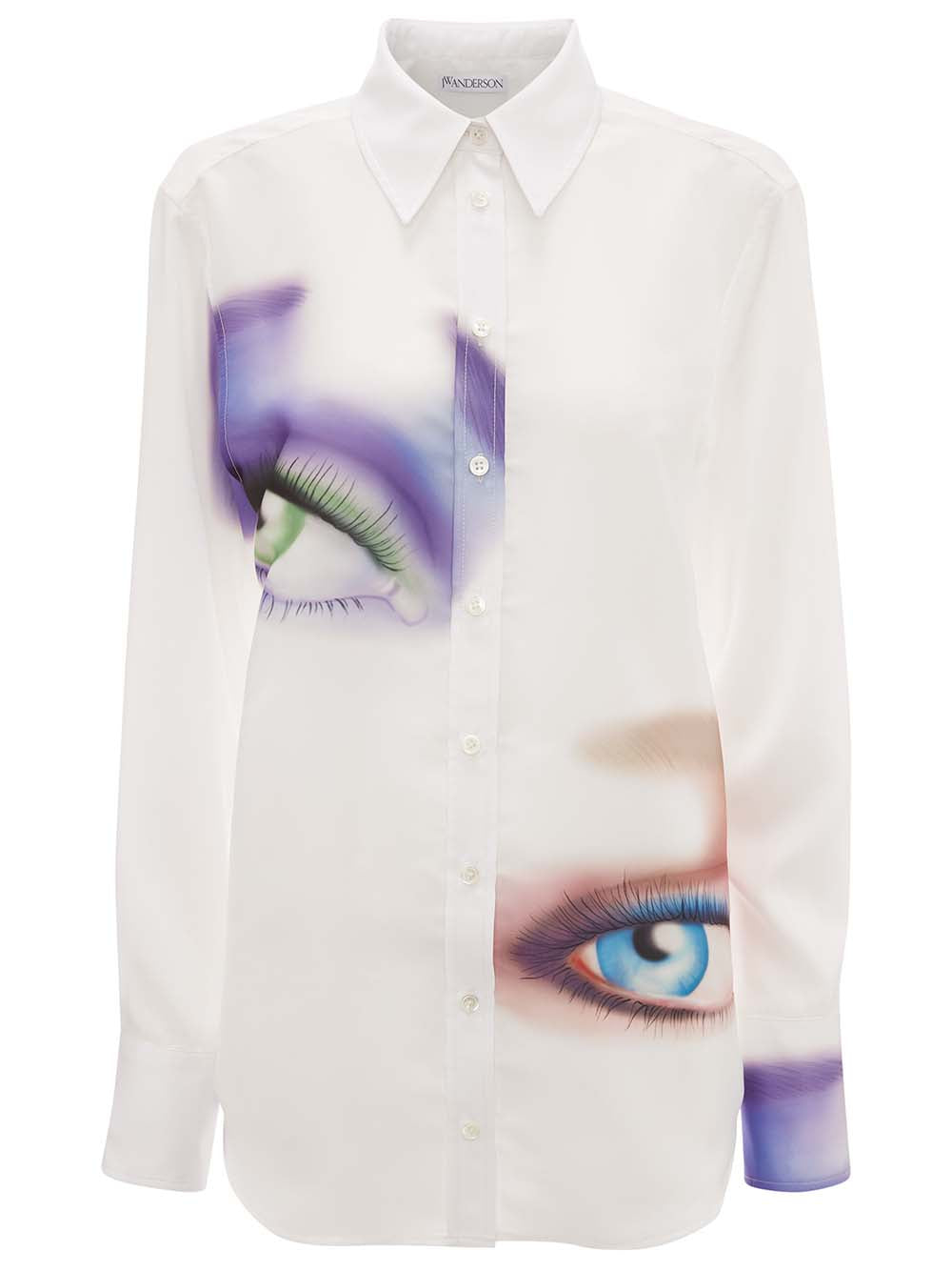 JW Anderson-Classic Fit Shirt-White-1