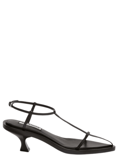 Jil-Sander-Louis-heeled-leather-sandal-Black-1