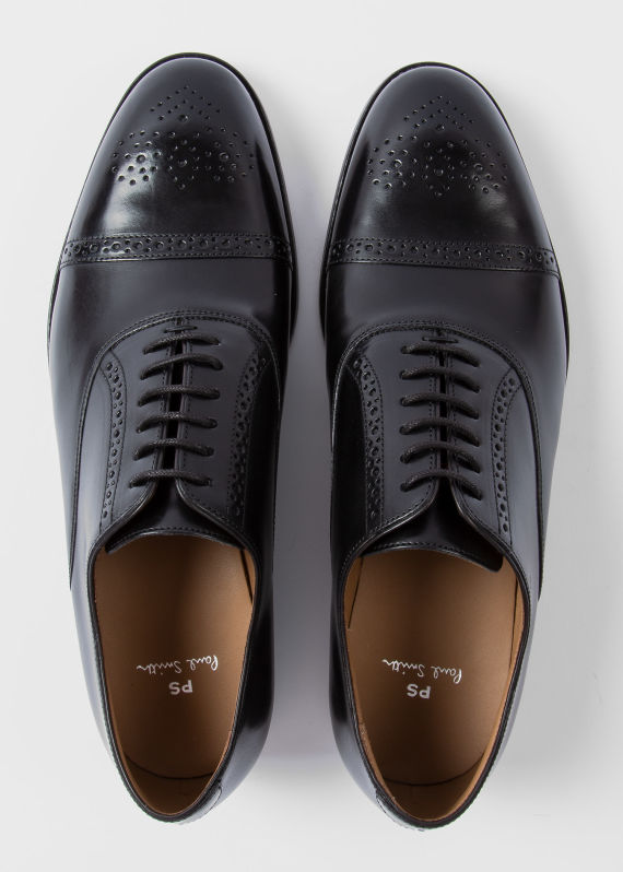 PS Paul Smith Men Leather 'Philip' Shoes (Black) 2