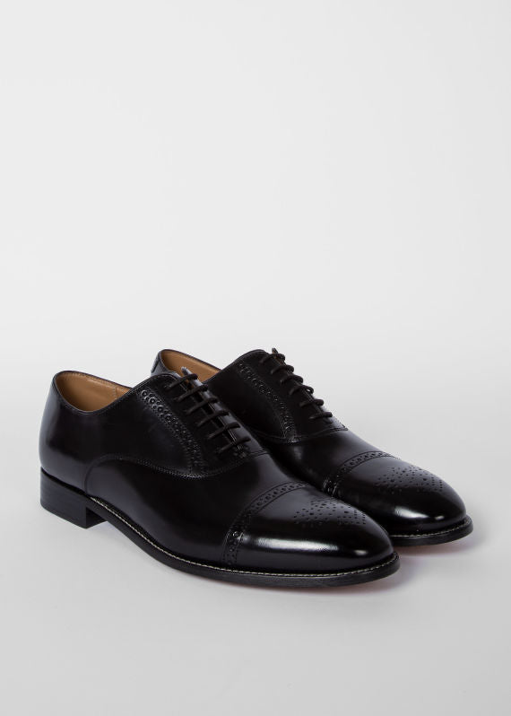 PS Paul Smith Men Leather 'Philip' Shoes (Black) 3