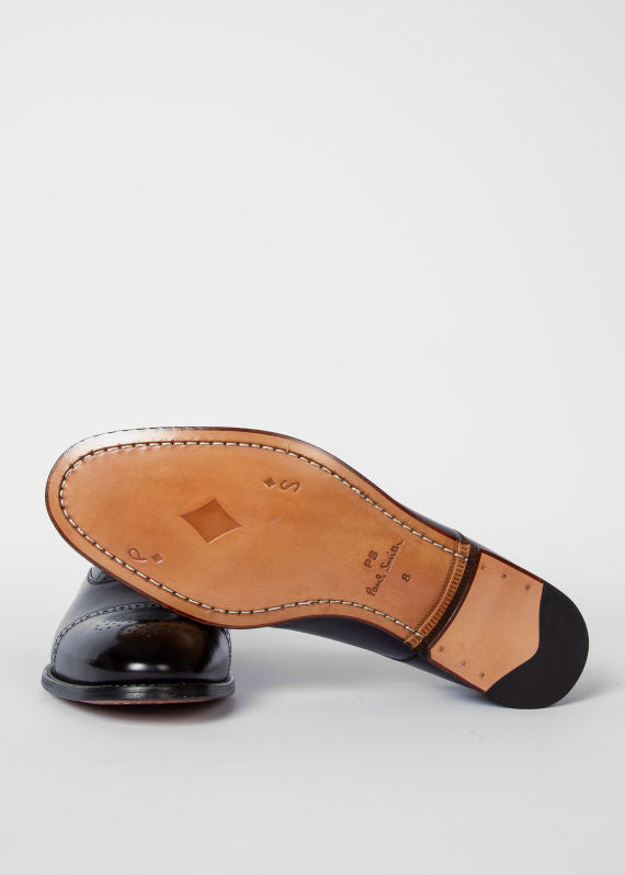 PS Paul Smith Men Leather 'Philip' Shoes (Black) 4