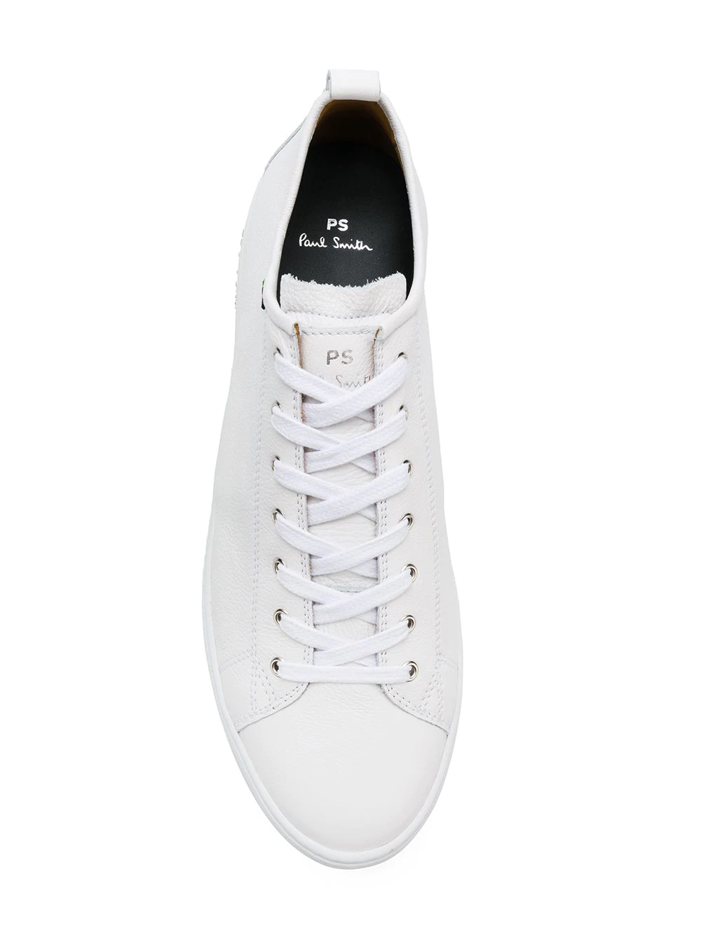 Paul Smith Men Calf Leather 'Miyata' Sneakers White 4