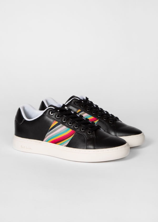 Paul Smith Women 'Lapin' Trainers With 'Swirl' (Black) 3