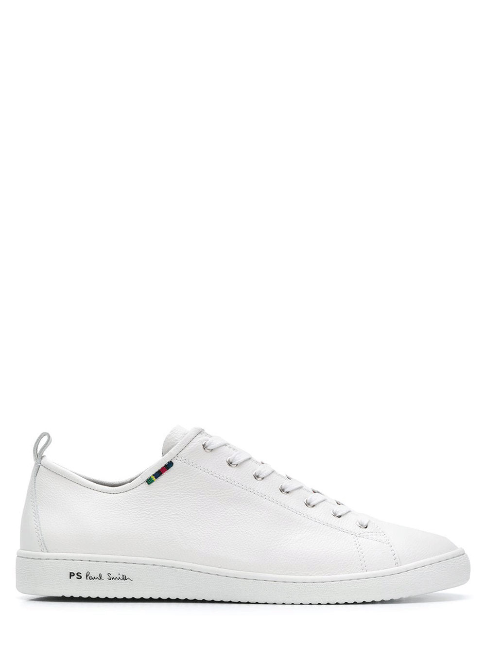Paul Smith Men Calf Leather 'Miyata' Sneakers White 1