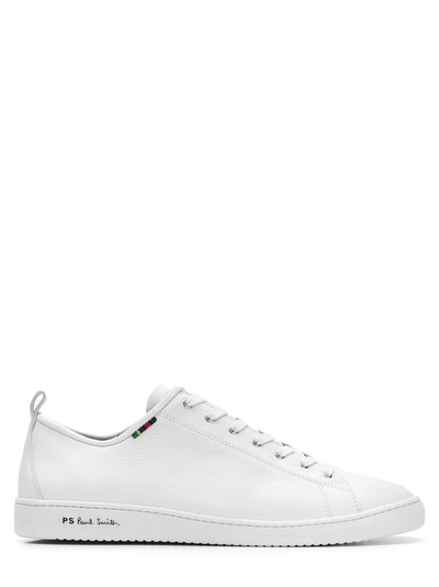 Paul Smith Men Calf Leather 'Miyata' Sneakers White 1