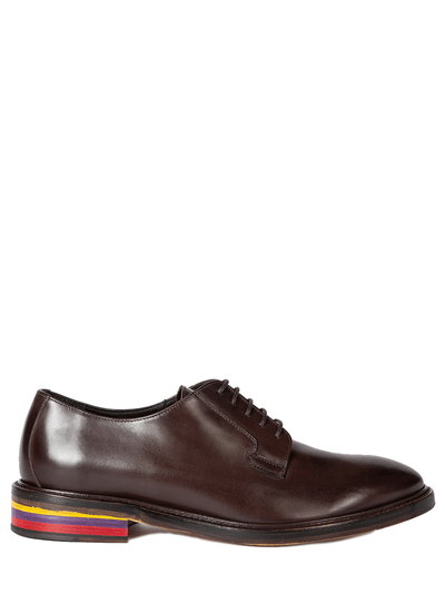 PS Paul Smith Men Leather 'Philip' Shoes (Chocolate Brown) 1