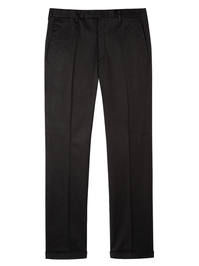 Paul Smith  Men Slim-Fit Cotton-Stretch Chinos (Black) 1