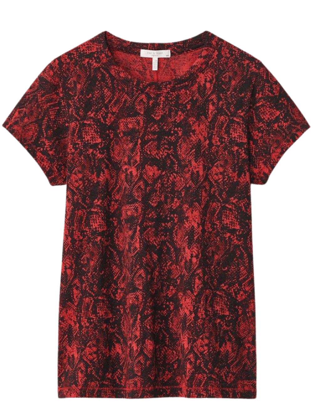 Rag-&-Bone-All-Over-Snake-Tee-Red-1