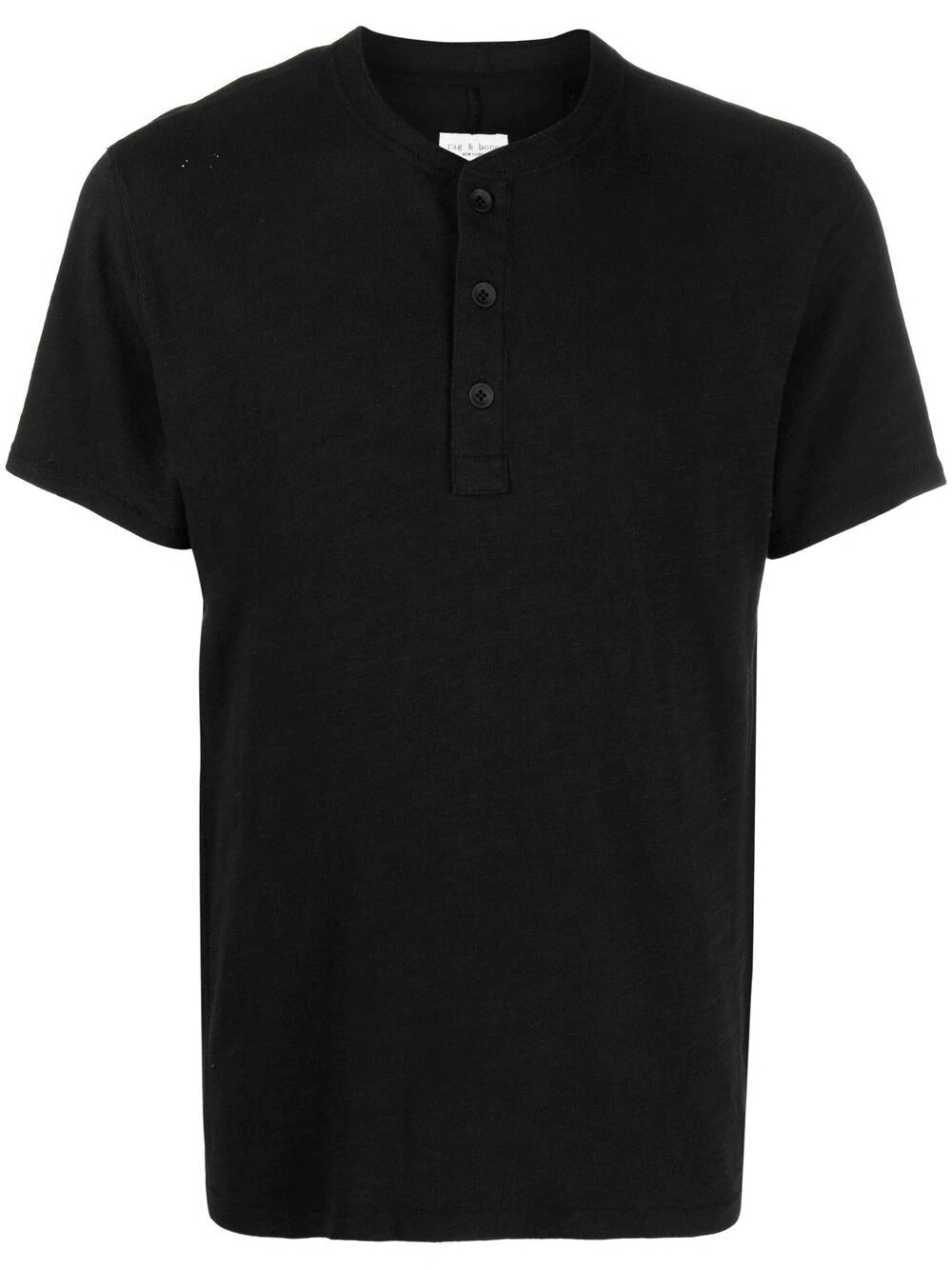 Rag-&-Bone-Classic-Short-Sleeve-Henley-Black-1