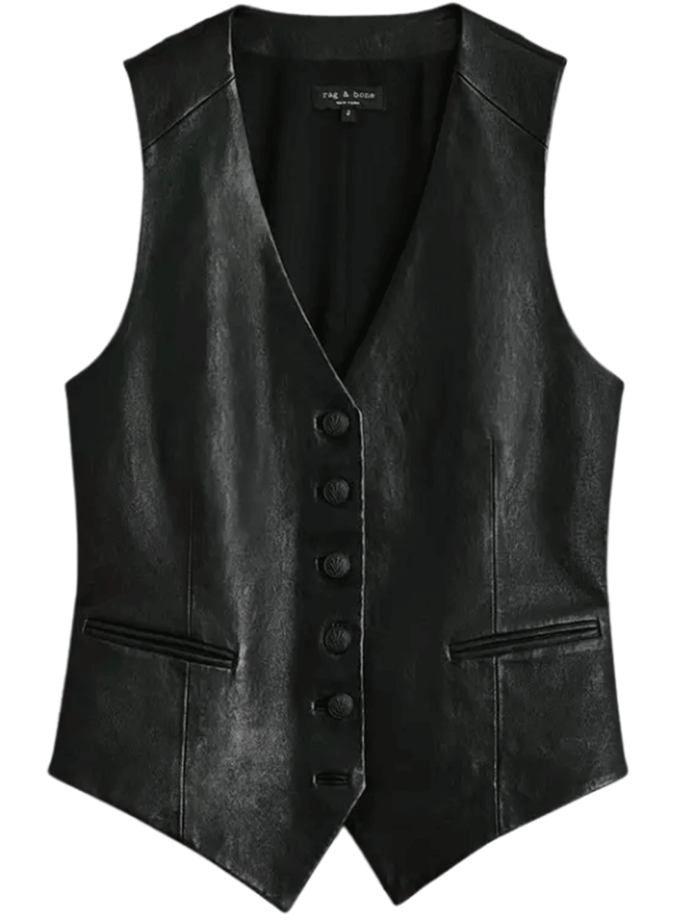 Rag-&-Bone-Vanessa-Leather-Vest-Black-1