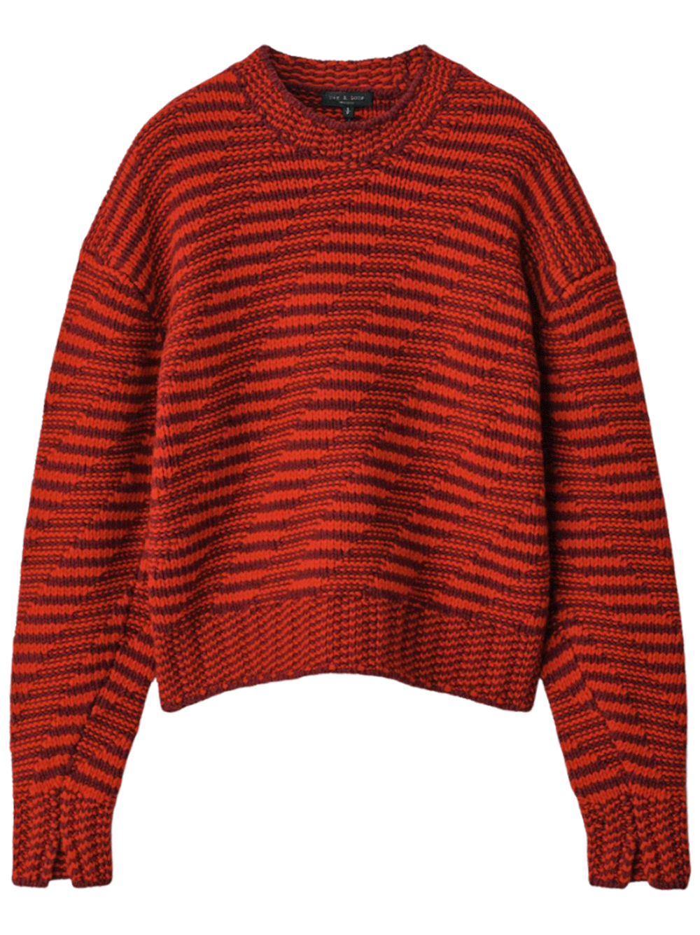 Rag-&-Bone-Willow-Stripe-Crew-Red-1