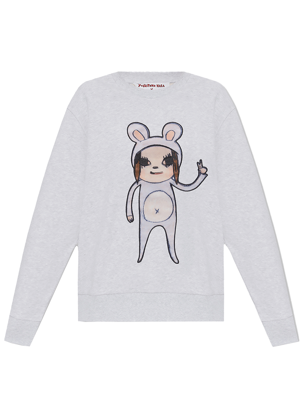 STELLA-McCARTNEY-Bunny-Girl-Embroidered-Swea-Grey-1