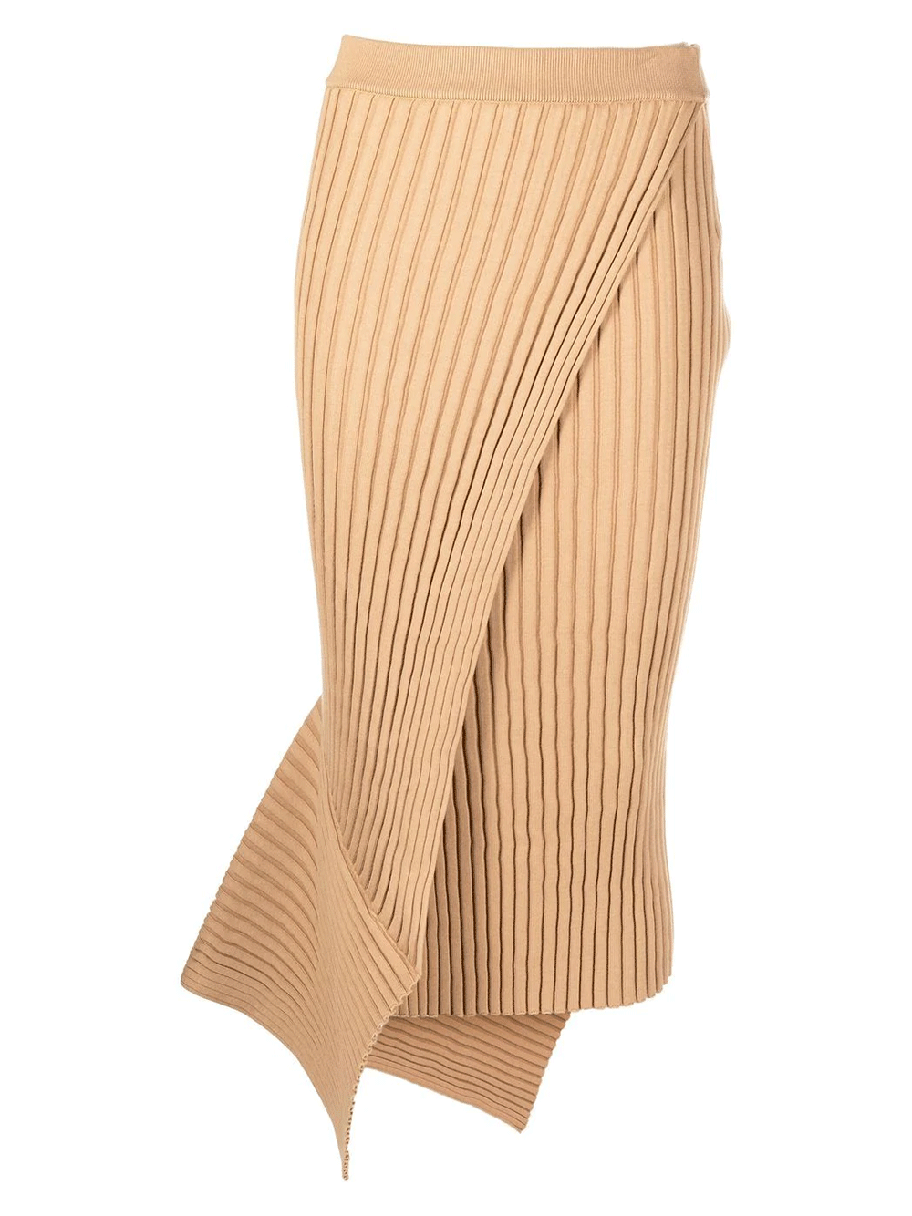 STELLA-McCARTNEY-Elevated-Cotton-Rib-Knit-Sk-Brown-1