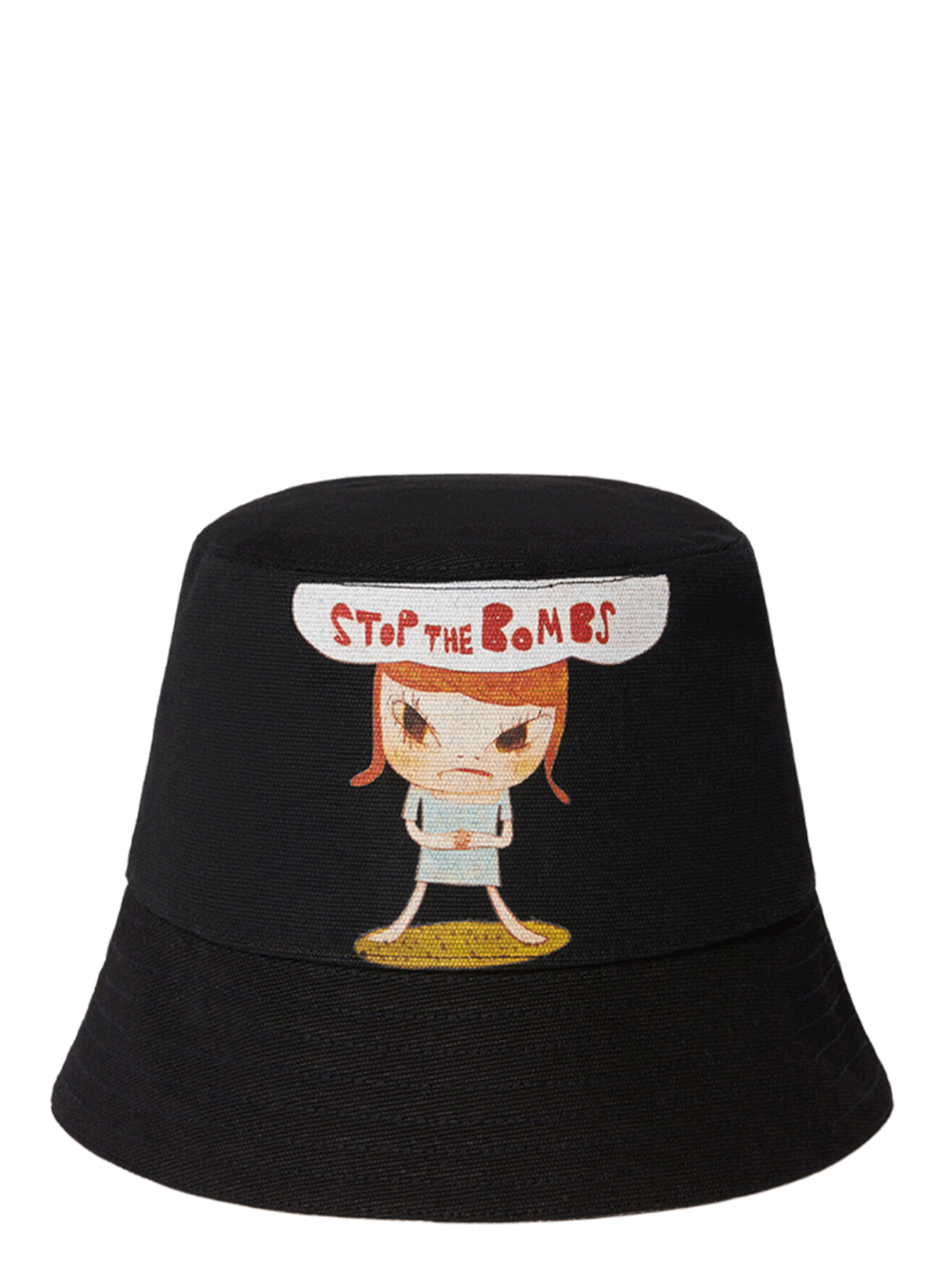 STELLA-McCARTNEY-Hat-Printed-Eco-Cotton-Canv-Black-1