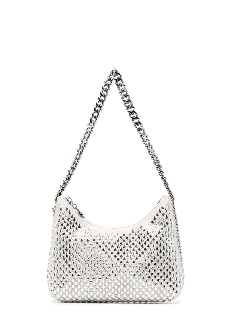 STELLA-McCARTNEY-Mini-Zip-Shoulder-Bag-Hotfi-Silver-1
