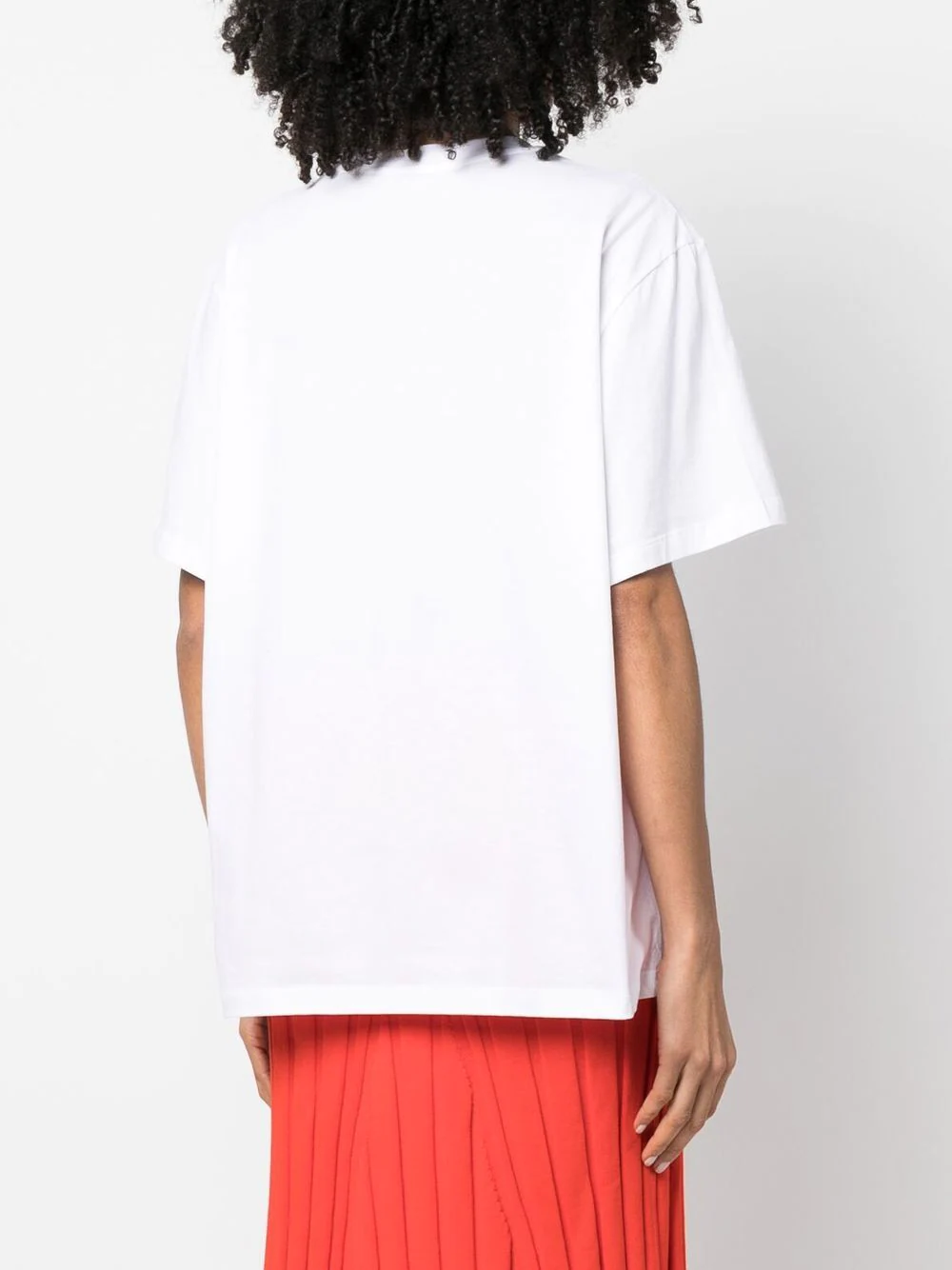 Bird Crest Print T-Shirt (White)