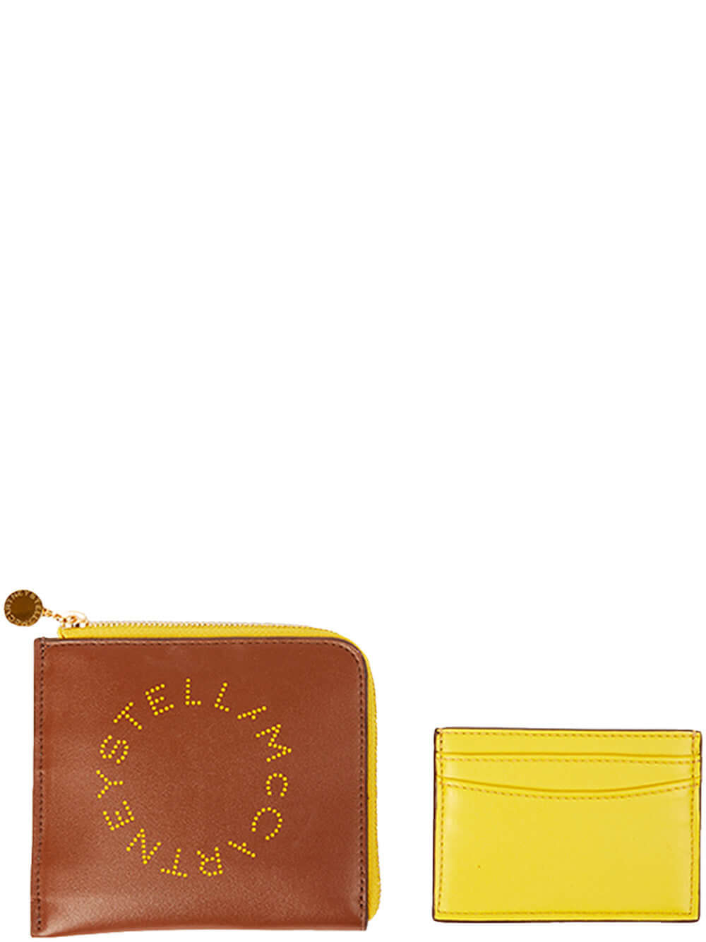 Stella McCartney Card Holder Bicolor Brown 2