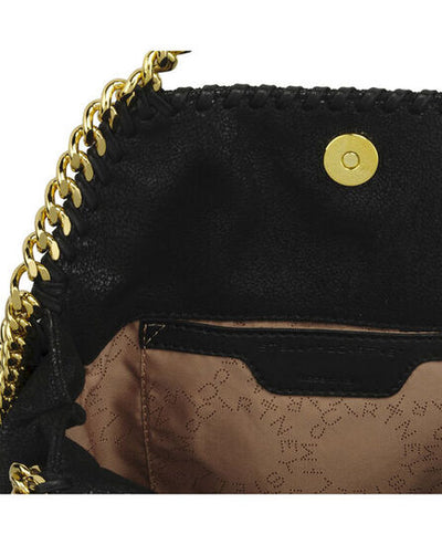 Stella McCartney Falabella Mini Tote Bag with Gold Color Chain Black 2