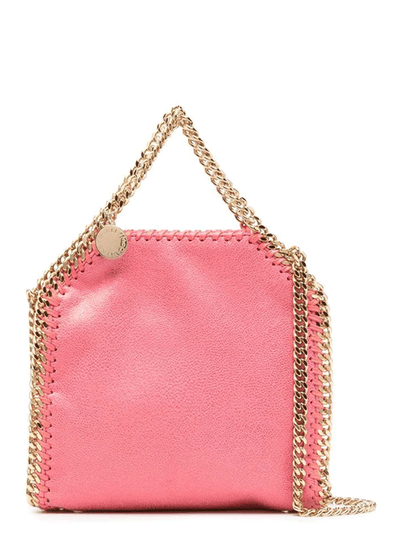 Falabella Tiny Tote Bag with Gold Color Chain (Pink)