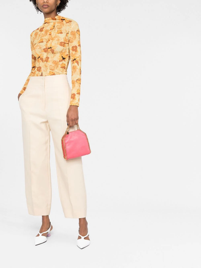 Falabella Tiny Tote Bag with Gold Color Chain (Pink)