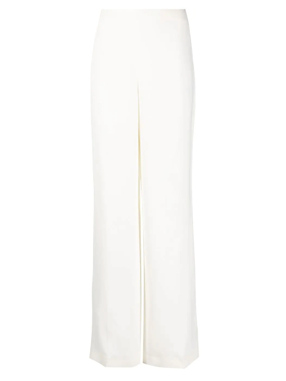 Low Rise Slim Leg Tailored Trousers (White)