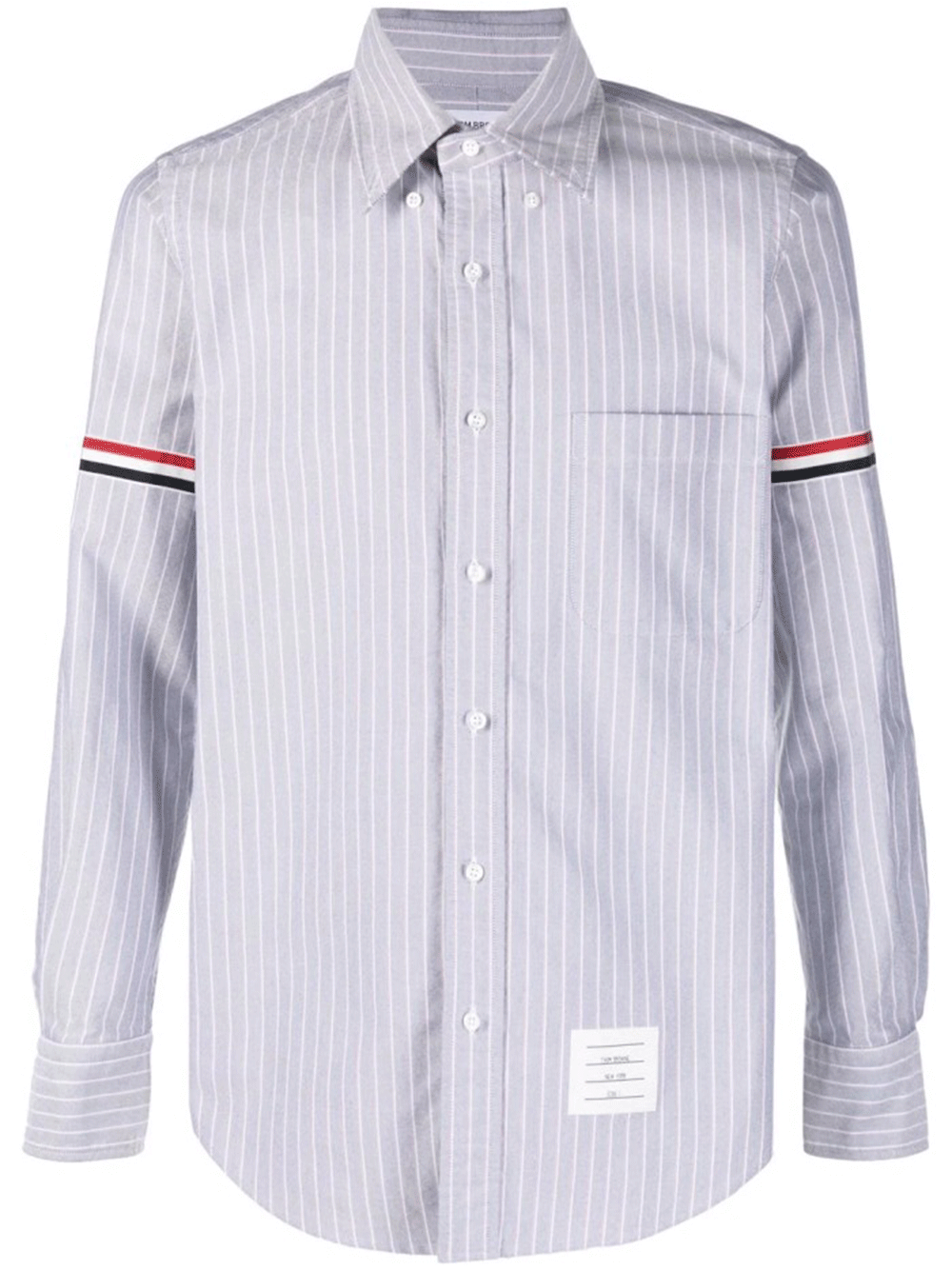 Thom-Browne-Mens-Wovens-Shirt-Blouse-Light-Blue-1