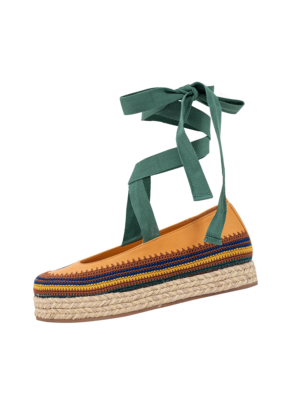 Ulla-Johnson-Yelena-Crochet-Flatform-Green-2