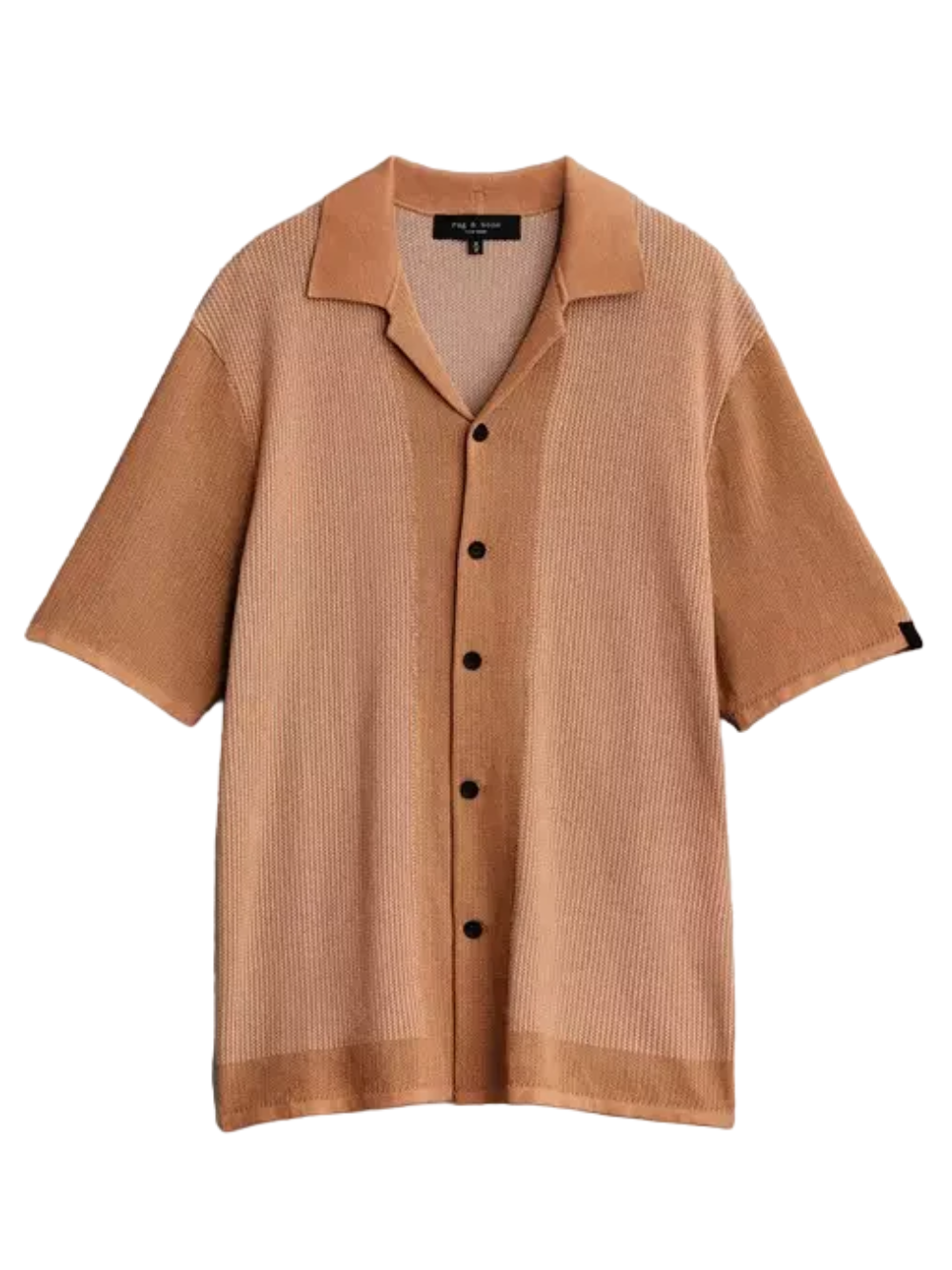 rag-and-bone-Harvey-Knit-Camp-Shirt-Brown-1