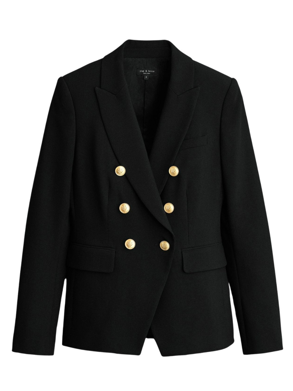 rag-and-bone-Preston-Crepe-Blazer-Black-1